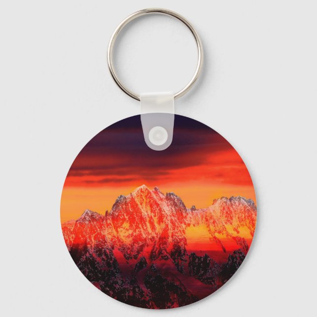 France Mont Blanc Cable Car Schlüsselanhänger (Vorderseite)