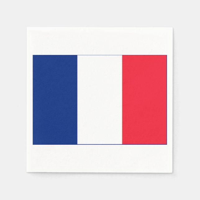 France Paper Party Napkins Serviette (Vorderseite)