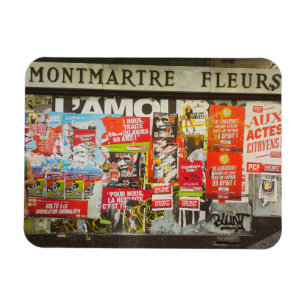 France Paris Cityscape Montmartre Area Magnet