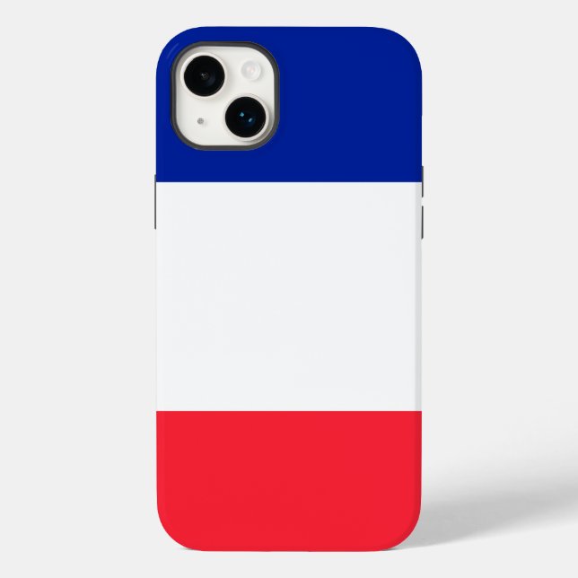 France Paris Flag Cell Phone Case (Rückseite)