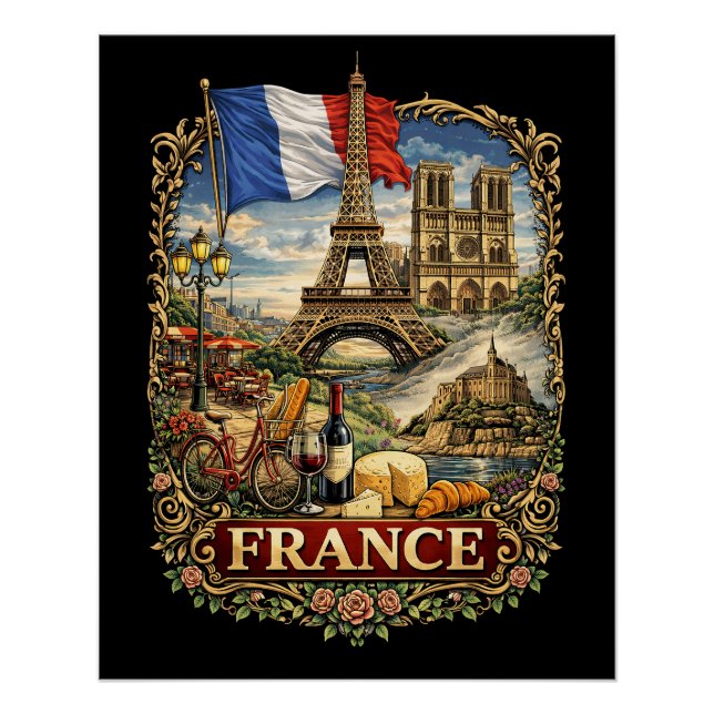 France Poster (Vorderseite)