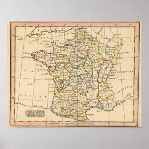 France, Provinces Poster