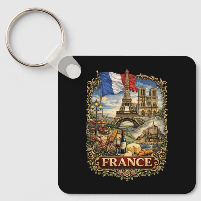 France Schlüsselanhänger (Vorderseite)
