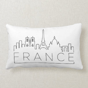 France Skyline Lumbar Pillow Lendenkissen