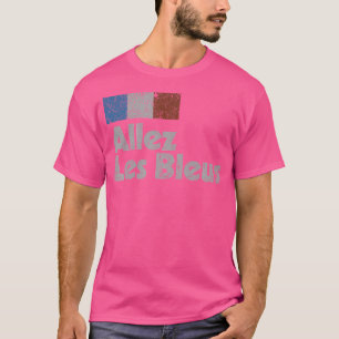 France Soccer 2018 Französische Flagge Allez Les B T-Shirt