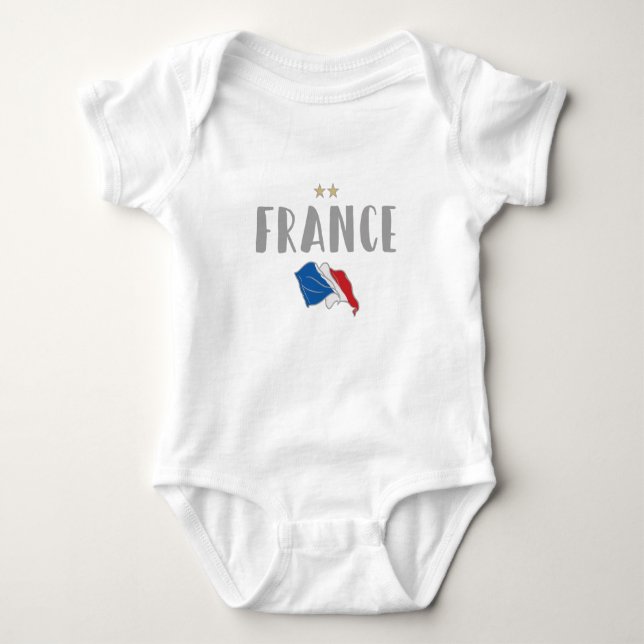 France Soccer Football Fan Shirt French Flag (Vorderseite)