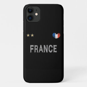France Soccer Football Fan Shirt Herz Case-Mate iPhone Hülle