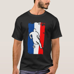 France Soccer Jersey Französischer Flaggenfußball T-Shirt