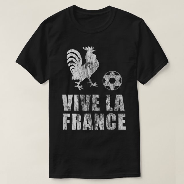 France Soccer Player Outfit French Jersey Football T-Shirt (Design vorne)