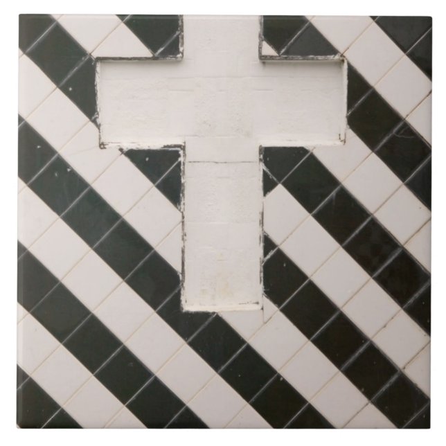 France West Indies, Guadaloupe, Grande Terre, Fliese (Vorderseite)