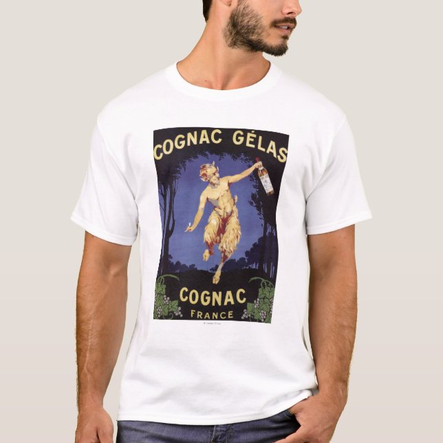 FranceCognac Gelas förderndes PosterFrance T-Shirt (Vorderseite)