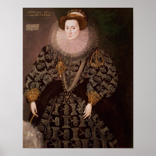 Frances Clinton, Lady Chandos, 1589 Poster (Vorne)