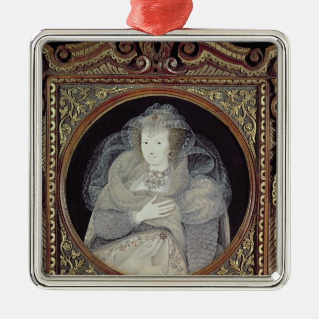 Frances, Gräfin Howard Silbernes Ornament (Vorne)