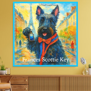 Frances Scottie Key: Die Hymne der Liebenswerten Leinwanddruck