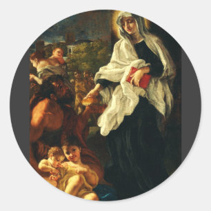 Frances von Rom Runder Aufkleber