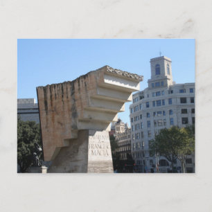 Francesc Macià monument, Barcelona Postkarte