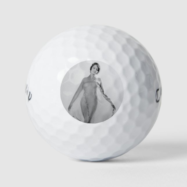 Francesca a Bella Ragazza, Schöne Italienische Gir Golfball (Vorderseite)