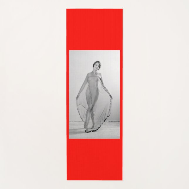 Francesca a Bella Ragazza, Schöne Italienische Gir Yogamatte (Vorderseite)