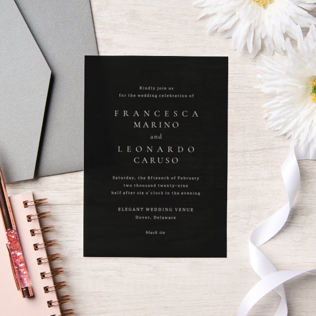 Francesca Black Classic Wedding (Hochzeit)