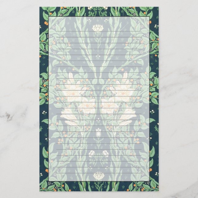 Francesca-Tapetenentwurf Briefpapier (Vorderseite)