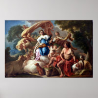 Francesco de Mura Juno (Hera) verpflichtet Io zu A