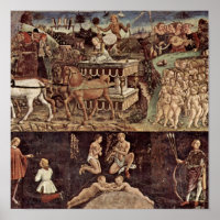 Francesco del Cossa - Einzelheiten zum Triumph von