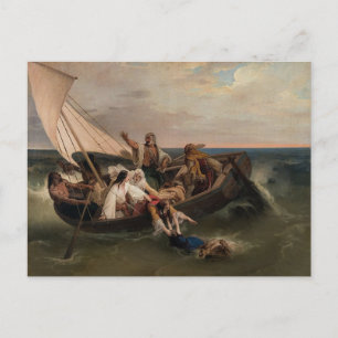 Francesco Hayez - Boat der griechischen Fugitives Postkarte
