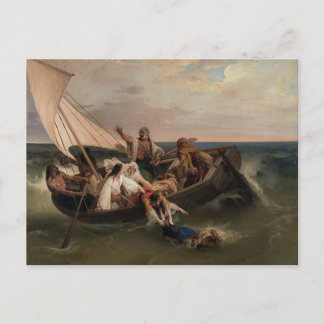 Francesco Hayez - Boat der griechischen Fugitives  Postkarte