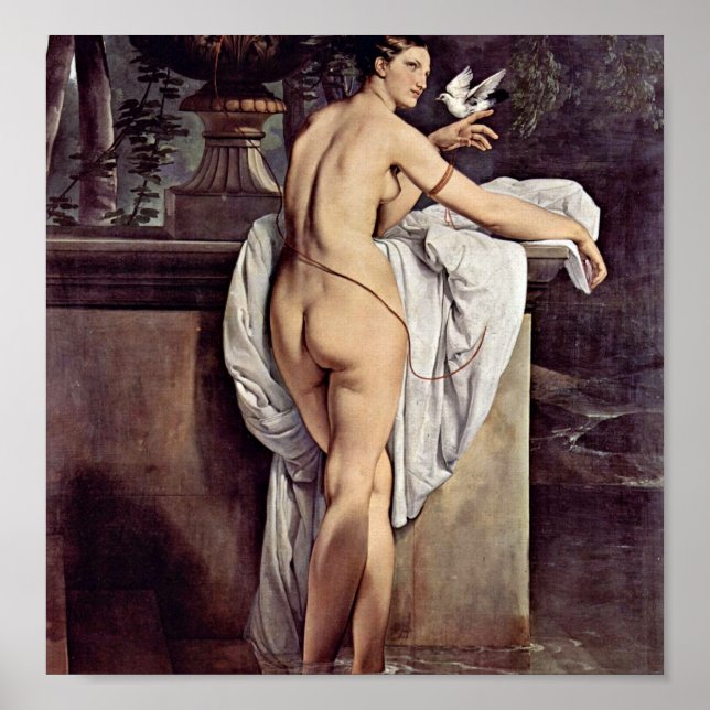 Francesco Hayez - Carlotta Chabert als Venus Poster (Vorne)