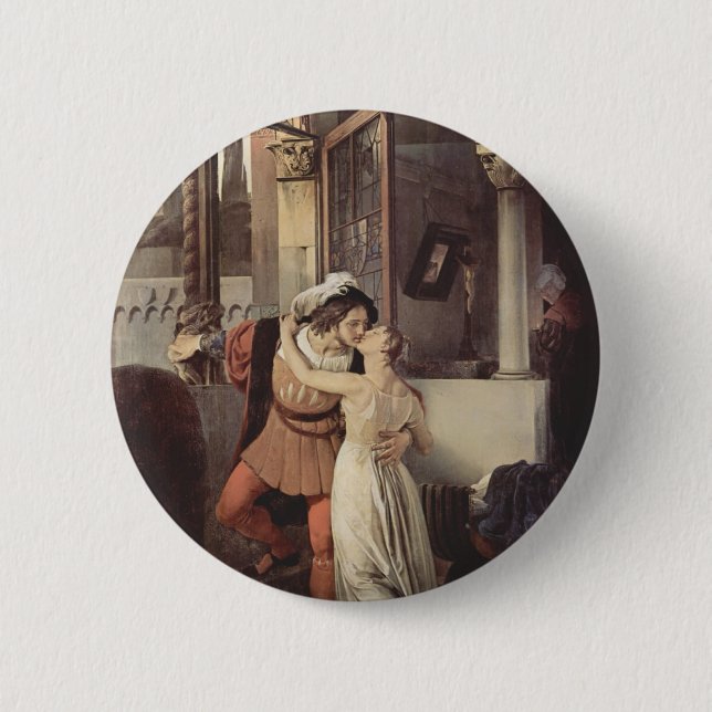 Francesco Hayez- der letzte Kuss von Romeo und von Button (Vorderseite)