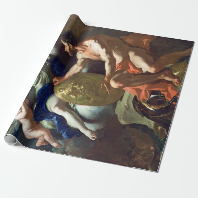 Francesco Solimena Venus an der Schmiede des Vulka Geschenkpapier (Ungerollt)