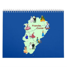 Franche-Comté-Anzug Kalender