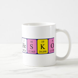 Franchesko Periodensystem-Tasse Tasse