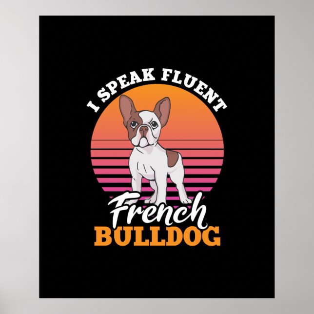 Franchise Closing-Geschenk ich sprechen fließend F Poster (Vorne)