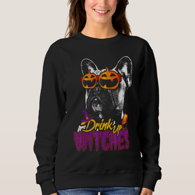 Franchise Drink Up Hexen Halloween Sweatshirt (Vorderseite)