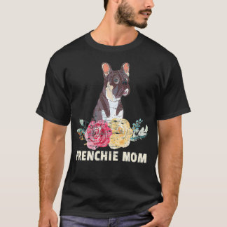Franchise Mama Mütter Tag Geschenke Blume Französi T-Shirt