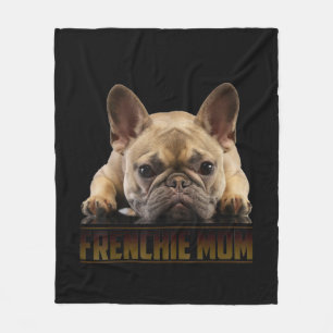Franchisenmutter   Französische Bulldogin-Mama-Ge Fleecedecke