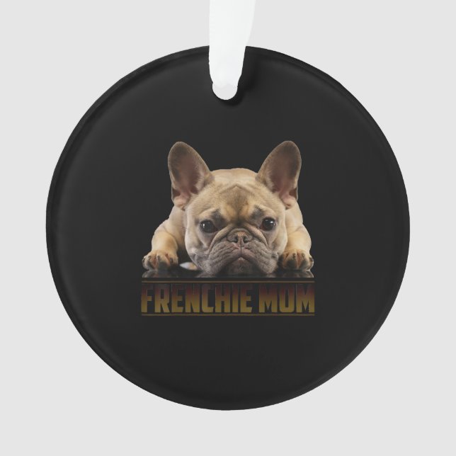 Franchisenmutter | Französische Bulldogmama-Gesche Ornament (Vorderseite)