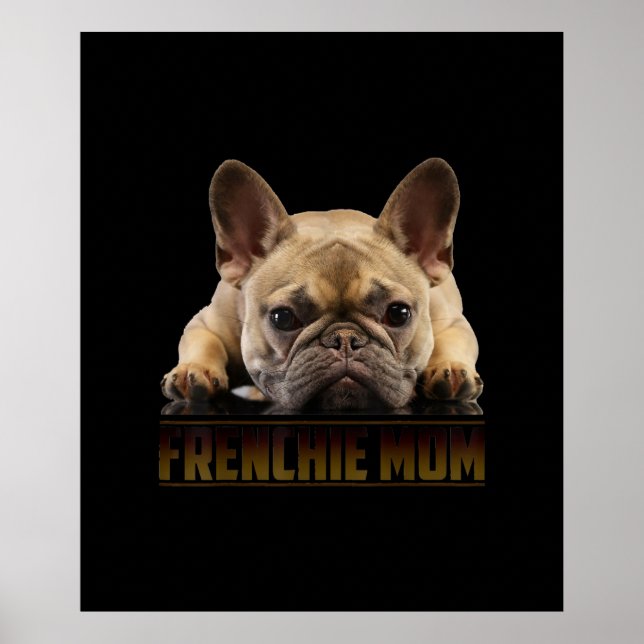 Franchisenmutter | Französische Bulldogmama-Gesche Poster (Vorne)