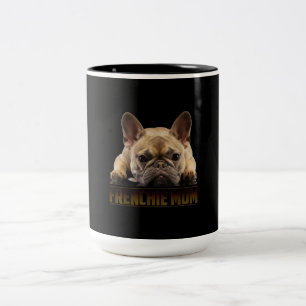 Franchisenmutter   Französische Bulldogmama-Gesche Zweifarbige Tasse
