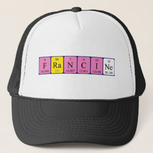 Francine Periodic Table name hat Truckerkappe