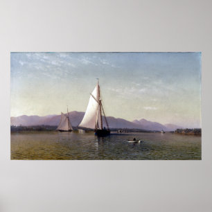 Francis Augustus Silva der Hudson bei Tappan Zee Poster