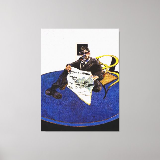 Francis-Bacon-Kunststil Leinwanddruck (Vorderseite)