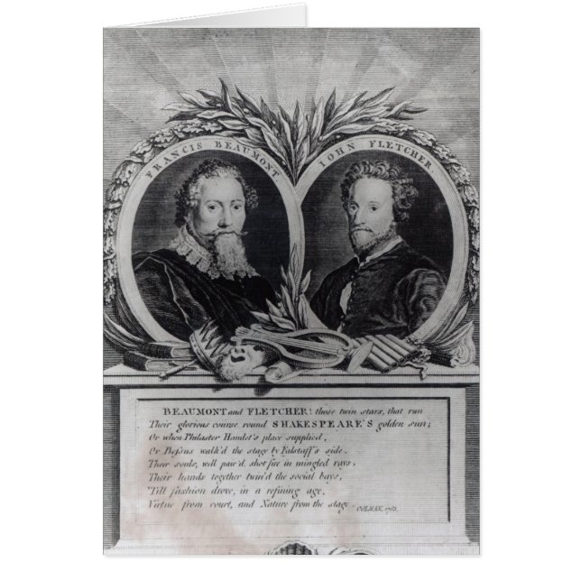 Francis Beaumont und John Fletcher (Vorne)