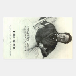 Francis "Frank" Johnson Rechteckiger Aufkleber