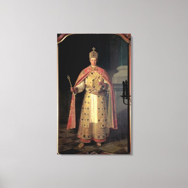 Francis II., Heiliger römischer Kaiser Leinwanddruck (Vorderseite)