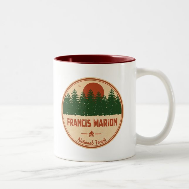 Francis Marion National Forest Zweifarbige Tasse (Rechts)