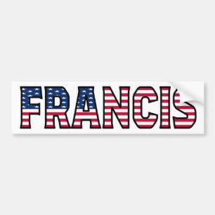 Francis Name Vorname USA Aufkleber Sticker Auto Autoaufkleber