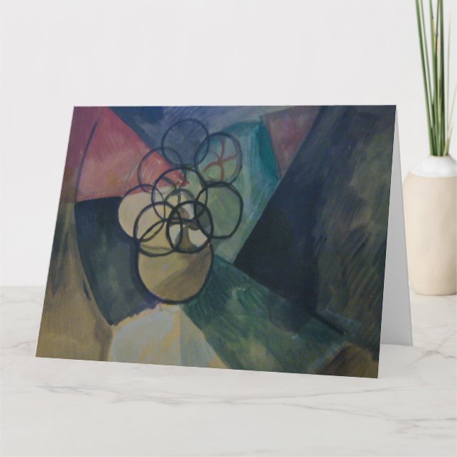 Francis Picabia, Caoutchouc, 1909., Abstrakt Art Karte (Vorderseite)