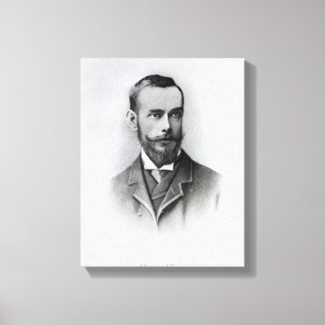 Francis Thompson, graviert von Emery Walker, 1894 Leinwanddruck (Vorderseite)